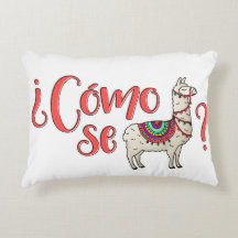 Cómo se llama? Llama Pillow
