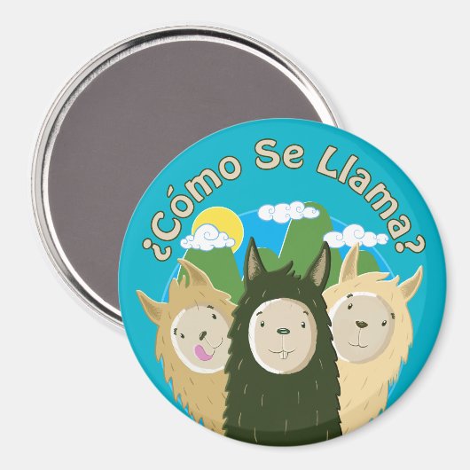 Como Se Llama? Magneet (Voorkant / Achterkant)