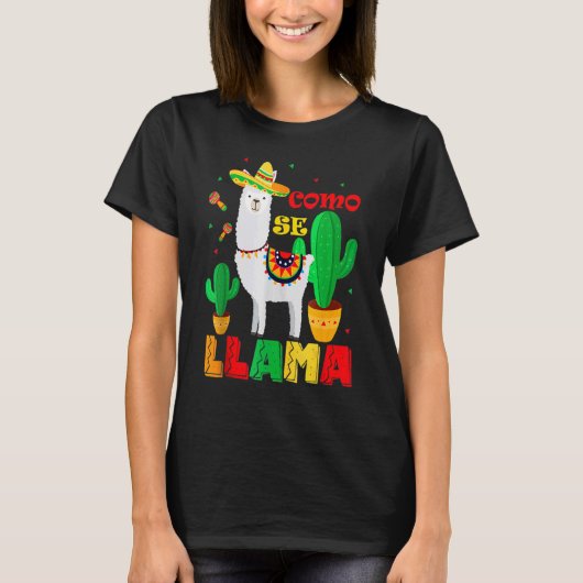 Como Se Llama Mexicaans Cinco De Mayo T-shirt (Voorkant)