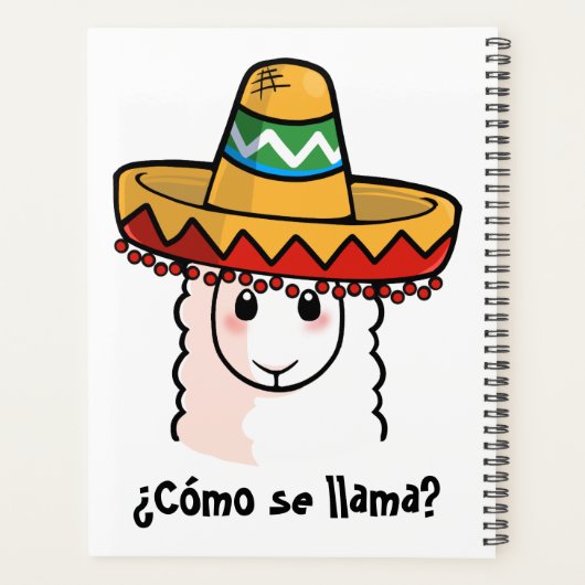 Cómo se llama? planner (Achterkant)