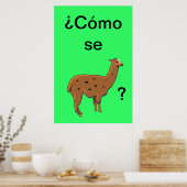 Cómo se llama? Poster (Keuken)