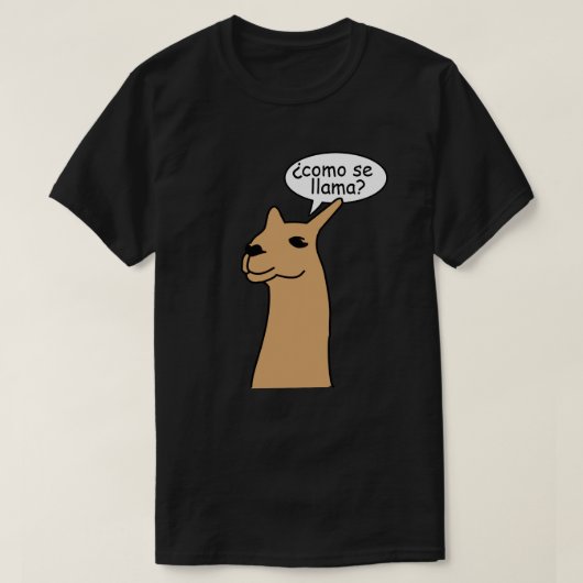 Como Se Llama T-shirt (Design voorkant)
