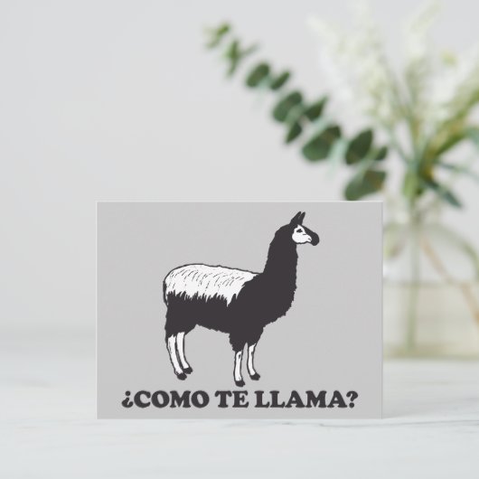 Como Te Llama Briefkaart (Staand voorkant)