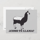 Como Te Llama Briefkaart (Voorkant / Achterkant)