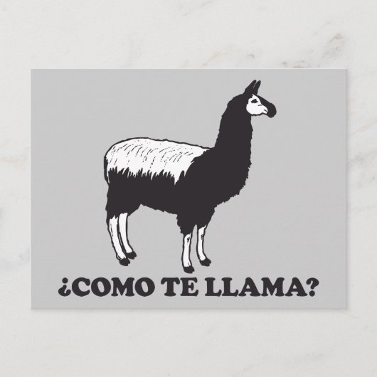 Como Te Llama Briefkaart (Voorkant)