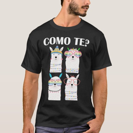 Como Te Llama Spanish Teacher Back To School T-shirt (Voorkant)