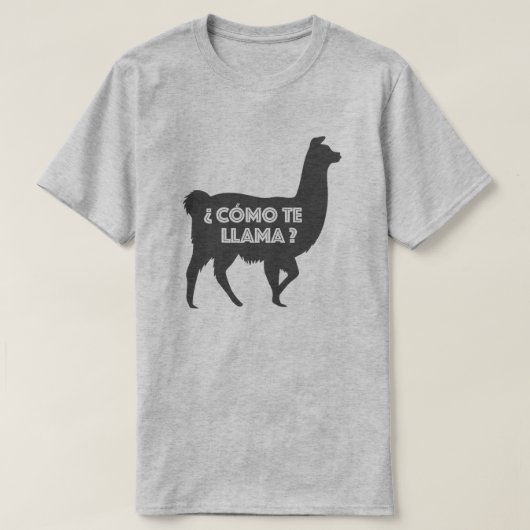 Como Te Llama T-shirt (Design voorkant)