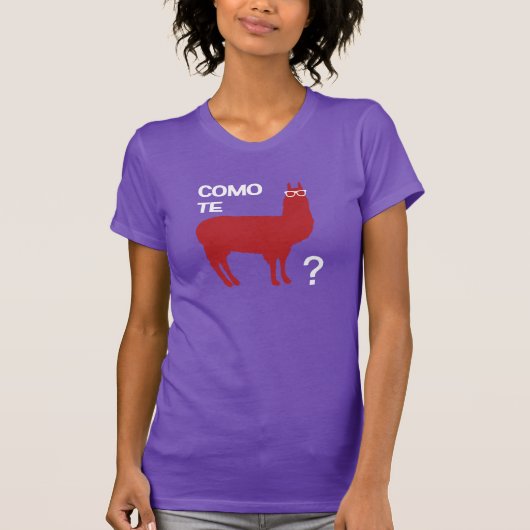 Como Te Llama T-shirt (Voorkant)