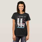 Como Te Llamas Funny Llama T-shirt (Voorkant volledig)