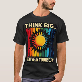 Comoda Camiseta Con Hermoso Mensaje Motivador T-shirt