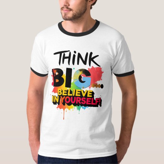 Comoda Camiseta Con Hermoso Mensaje Motivador T-shirt (Voorkant)