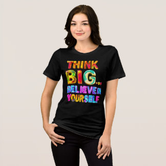 Comoda Camiseta De Mujer Con Mensaje Motivador Tri-Blend Shirt