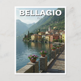 Comomeer Bellagio Italië Reizen Briefkaart