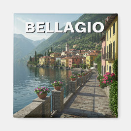 Comomeer Bellagio Italië Reizen Magneet