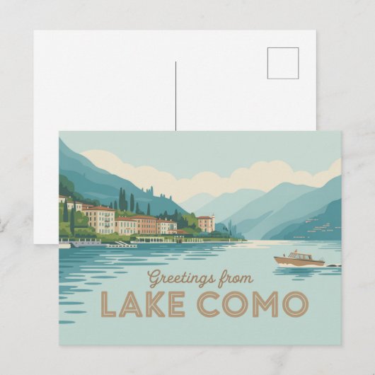  Comomeer Briefkaart | Groeten van (Voorkant / Achterkant)