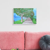 Comomeer canvas kunst (Insitu (Woonkamer))