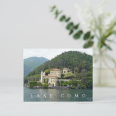 Comomeer Isola Comacina uitzicht briefkaart (Staand voorkant)