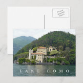 Comomeer Isola Comacina uitzicht briefkaart (Voorkant / Achterkant)