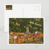 Comomeer, Italiaans Lake District, Italië Briefkaart (Voorkant / Achterkant)