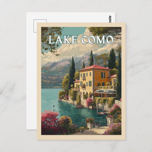 Comomeer - Italiaanse Lakeside Charm Briefkaart (Voorkant / Achterkant)