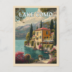Comomeer - Italiaanse Lakeside Charm Briefkaart