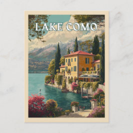 Comomeer - Italiaanse Lakeside Charm Briefkaart