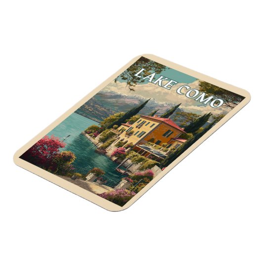 Comomeer - Italiaanse Lakeside Charm Magneet (Linkerzijde)