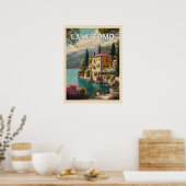 Comomeer - Italiaanse Lakeside Charm Poster (Keuken)