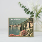 Comomeer, Italië  Briefkaart (Staand voorkant)