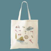 Comomeer Italië bruiloft Waterverf Grote Tote Bag