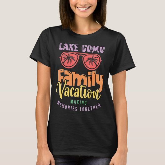 Comomeer Italië Familie Vakantie Matching Outfit T-shirt (Voorkant)