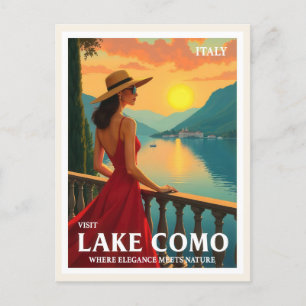  Comomeer Italië Italiaans Reizen Briefkaart