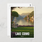 Comomeer Italië Reizen Briefkaart (Voorkant / Achterkant)