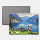 Comomeer Italië Reizen Magneet (Voorkant / Achterkant)