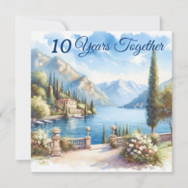 Comomeer Italië Romantische vakantie Jubileum Gift Kaart