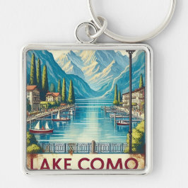 Comomeer Italië tinteken Sleutelhanger