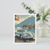 Comomeer Italië Vintage Beroemde Reisplaats Briefkaart (Staand voorkant)