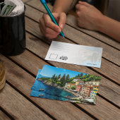 Comomeer Italië Waterverf Briefkaart