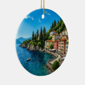 Comomeer Italië Waterverf Keramisch Ornament (Rechts)