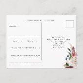 Comomeer Italië zomer bruiloft rsvp briefkaart (Achterkant)