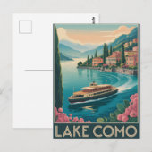 Comomeer-Vintage Briefkaart (Voorkant / Achterkant)