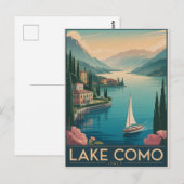 Comomeer-Vintage Briefkaart (Voorkant / Achterkant)