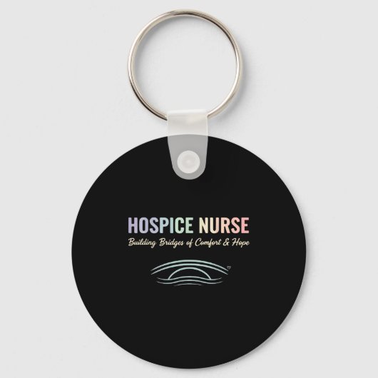 Comon In Care Hosce Nurse Palliative Suprt Graphic Sleutelhanger (Voorkant)