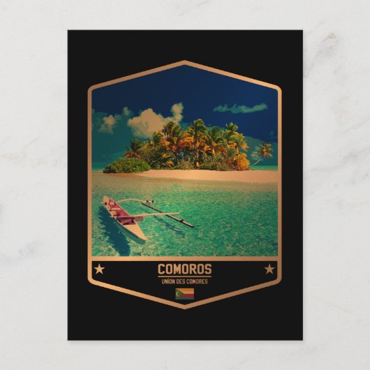 Comoren Briefkaart (Voorkant)
