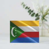 Comoren - Golfvlag - Briefkaart (Staand voorkant)