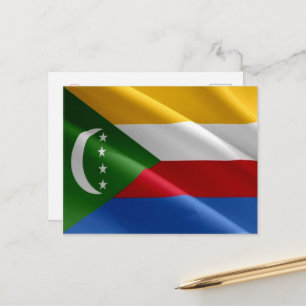 Comoren - Golfvlag - Briefkaart