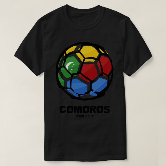Comoren Landenvlag T-shirt (Design voorkant)