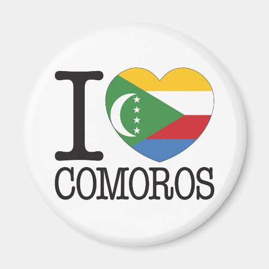 Comoren Liefde v2 Magneet (Voorkant)