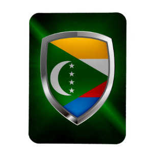 Comoren Mettalic Emblem Magneet