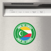 Comoren Round Emblem Magneet (Insitu (Vaatwasser))